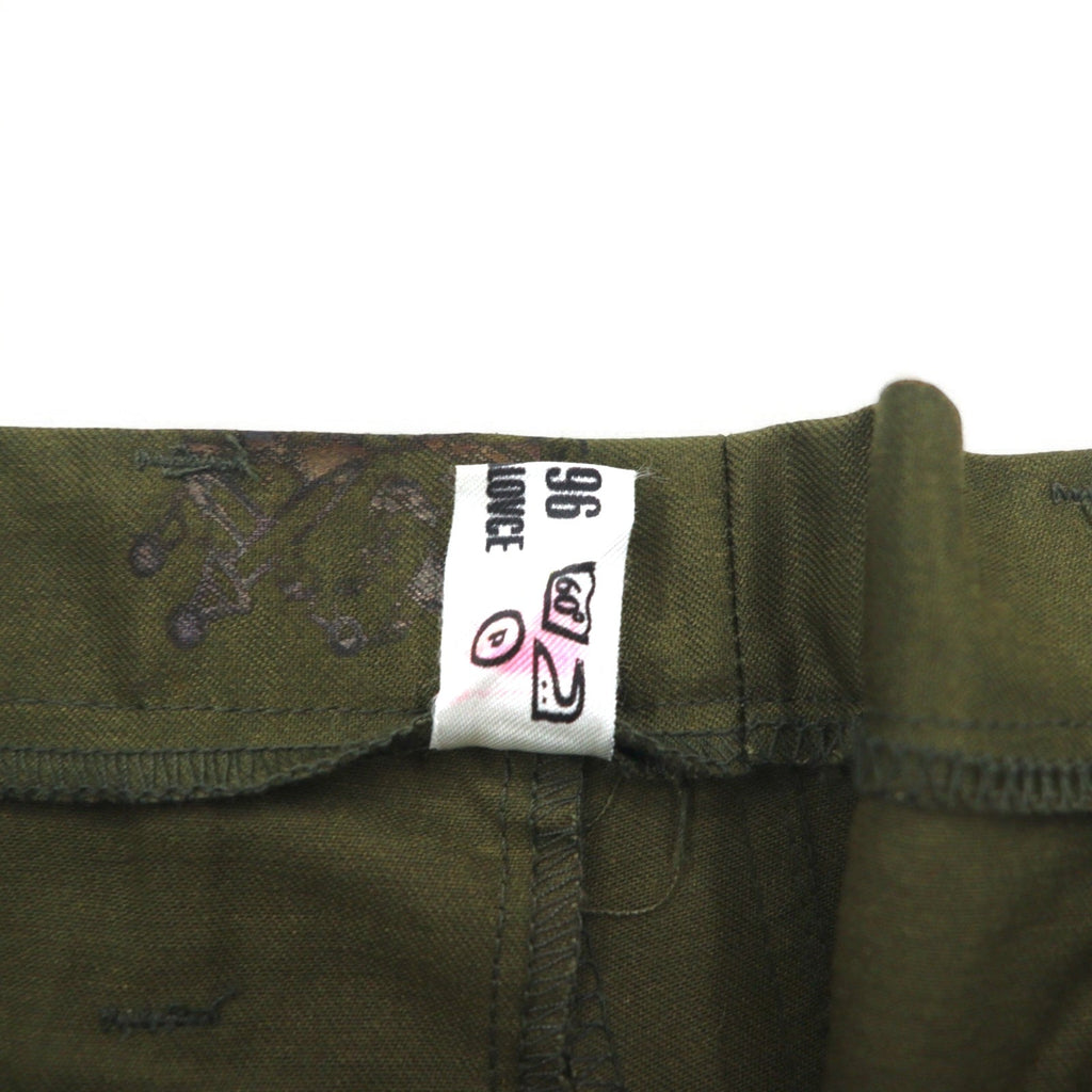 Vintage Czech Army チェコ軍 M-85 ダブルニー フィールド カーゴパンツ L カーキ ミリタリー デッドストック 未使用品