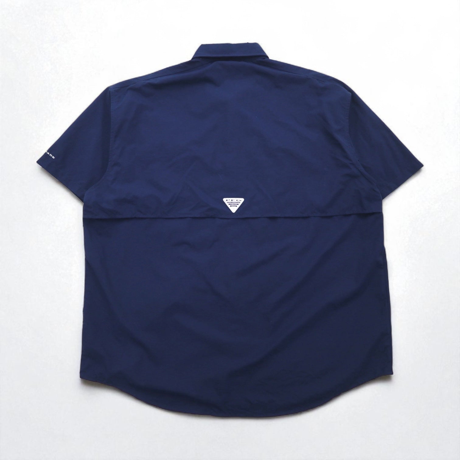 Columbia PFG Bahama II Camicia a maniche corte da pesca XL blu navy in nylon OMNI-SHADE FM7047