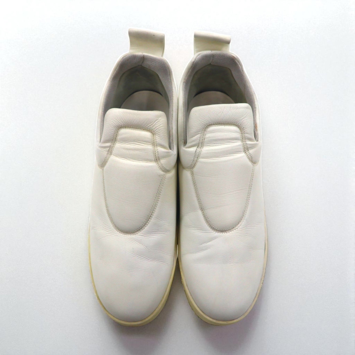 CELINE プルオン PULL ON レザー スリッポン スニーカー 27cm ホワイト 35 314533RPOC.01OP フィービー期 イタリア製