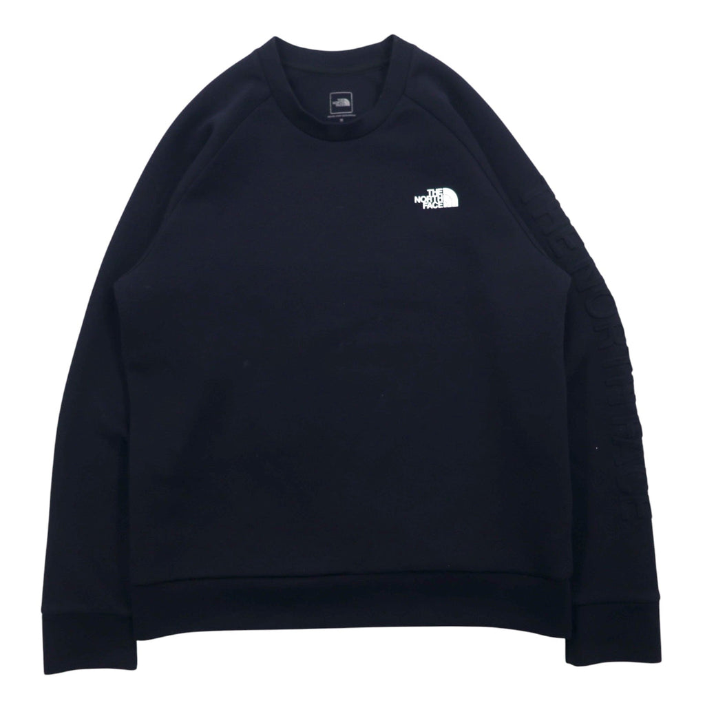 THE NORTH FACE Felpa girocollo Tech Air Sweat, taglia M, colore nero, poliestere, rayon, logo sulla manica NT12087