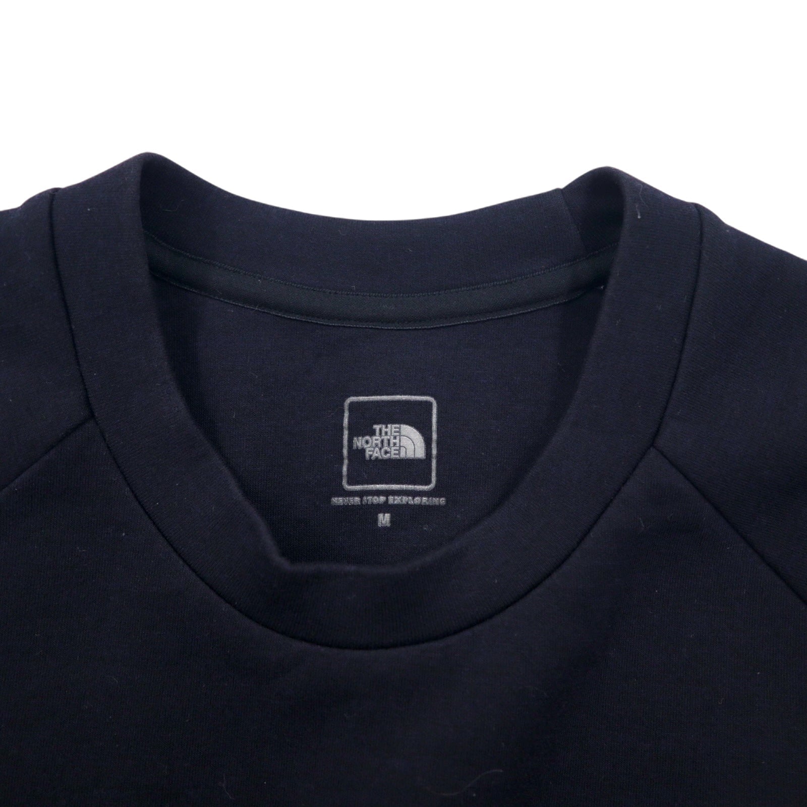 THE NORTH FACE Felpa girocollo Tech Air Sweat, taglia M, colore nero, poliestere, rayon, logo sulla manica NT12087