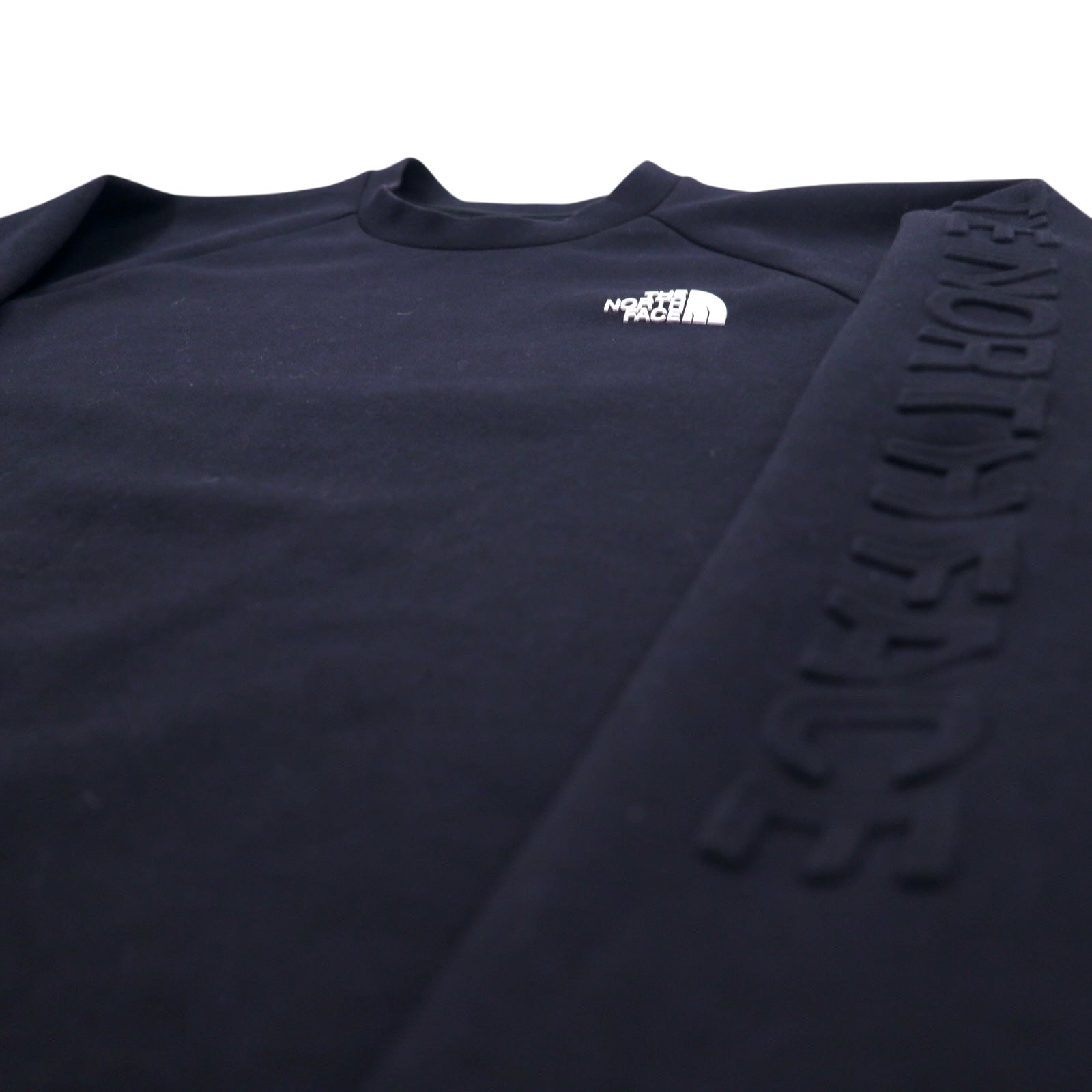 THE NORTH FACE Felpa girocollo Tech Air Sweat, taglia M, colore nero, poliestere, rayon, logo sulla manica NT12087