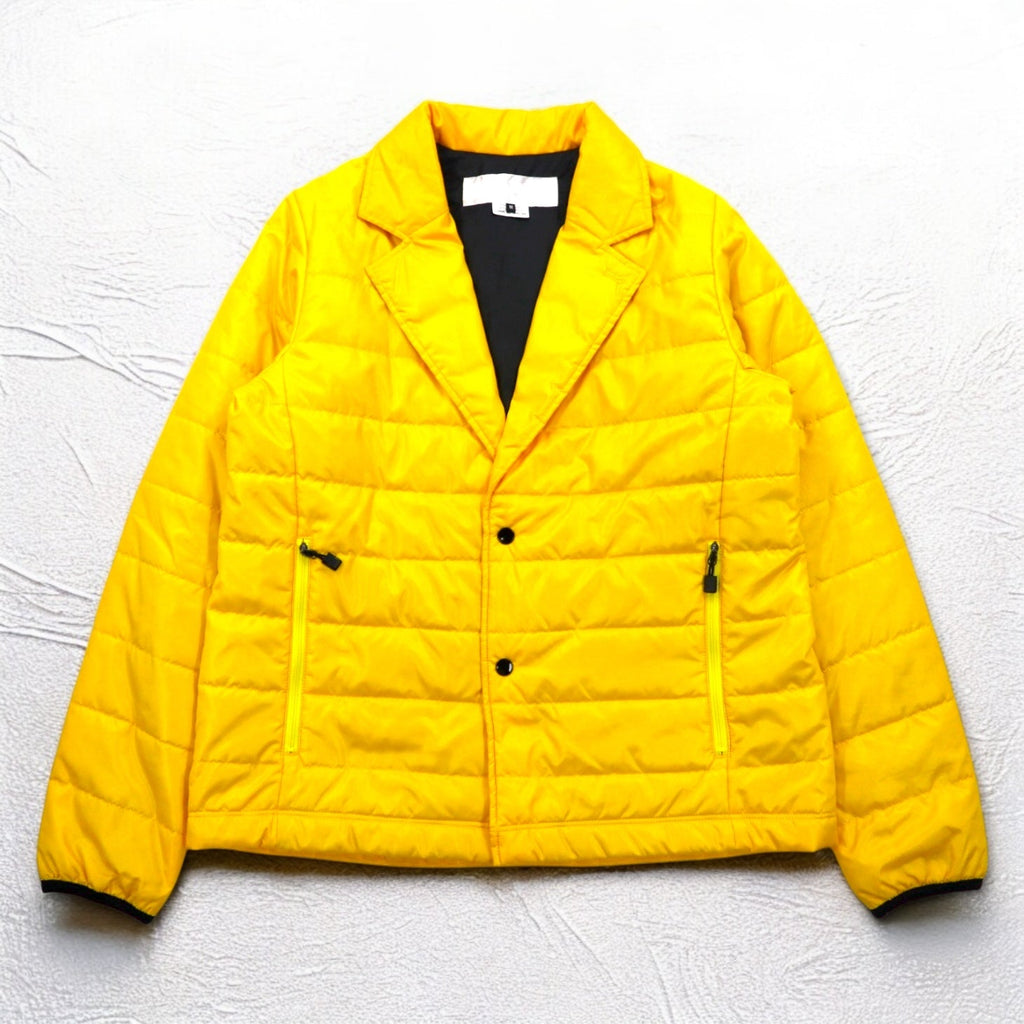 GANRYU Giacca sartoriale imbottita M Giallo Poliestere Coulisse