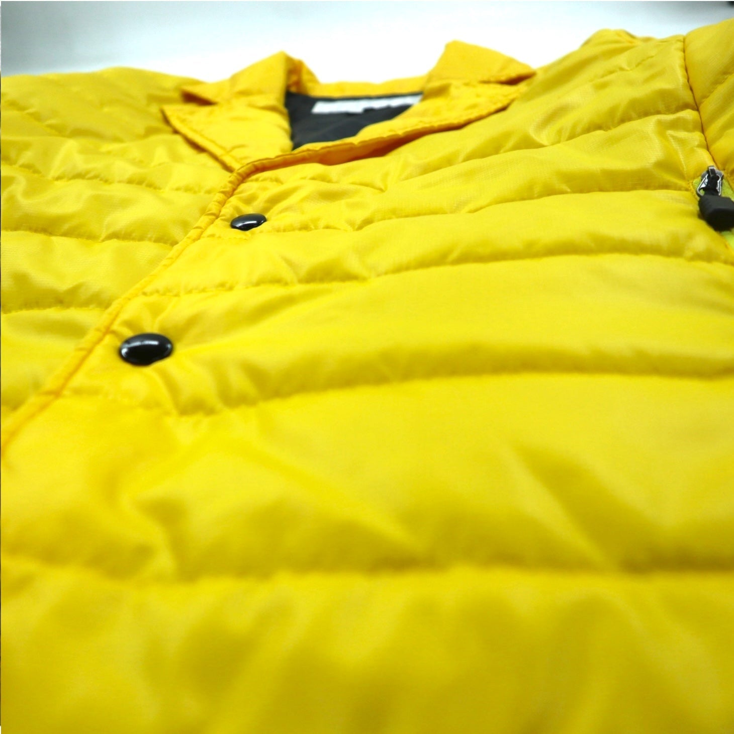 GANRYU Giacca sartoriale imbottita M Giallo Poliestere Coulisse
