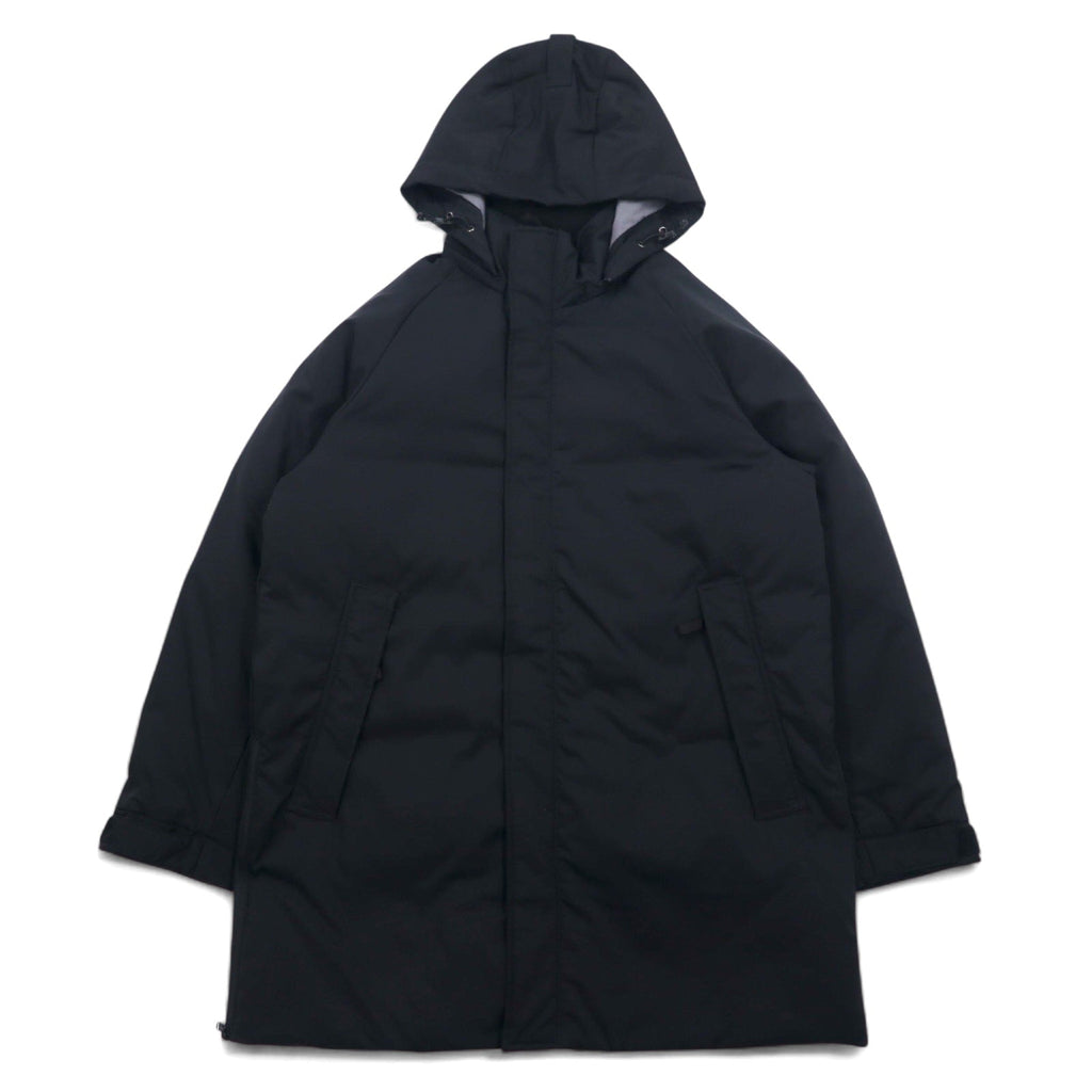 JOURNAL STANDARD relume × KOMATSU Komatsu Matere piumino con cappuccio staccabile L nero poliestere zip laterale spacco 19-020-464-0100