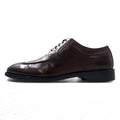 COLE HAAN Scarpe eleganti con punta a U e spacco, 26.5cm, marrone, pelle, 01595
