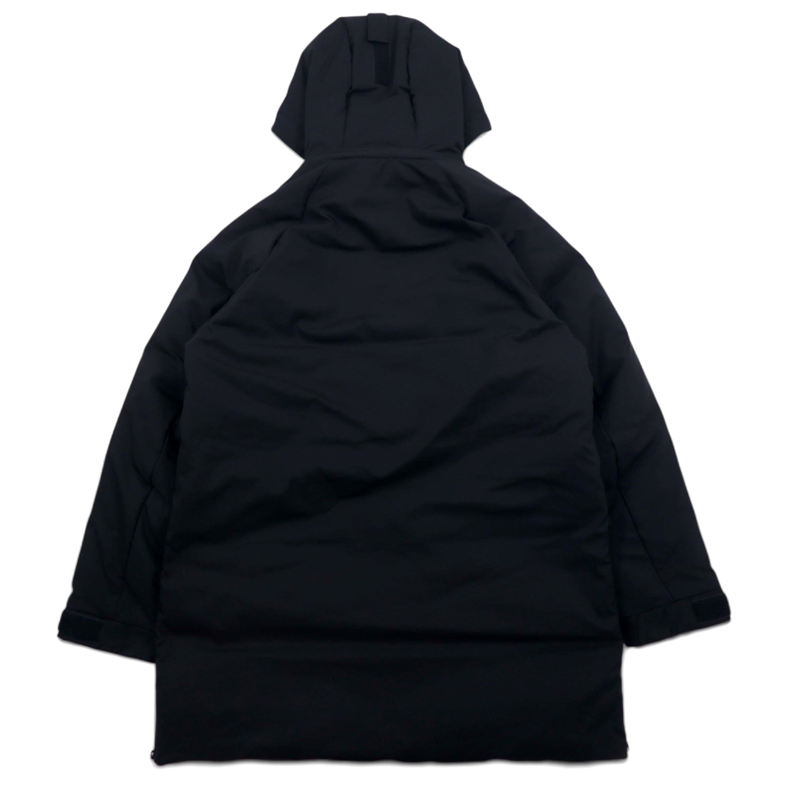 JOURNAL STANDARD relume × KOMATSU Komatsu Matere piumino con cappuccio staccabile L nero poliestere zip laterale spacco 19-020-464-0100