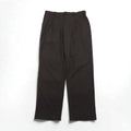 UNIQLO pantaloni ampi con pieghe a quadretti easy fit tipo "slacks" taglia XL, marroni, in cotone