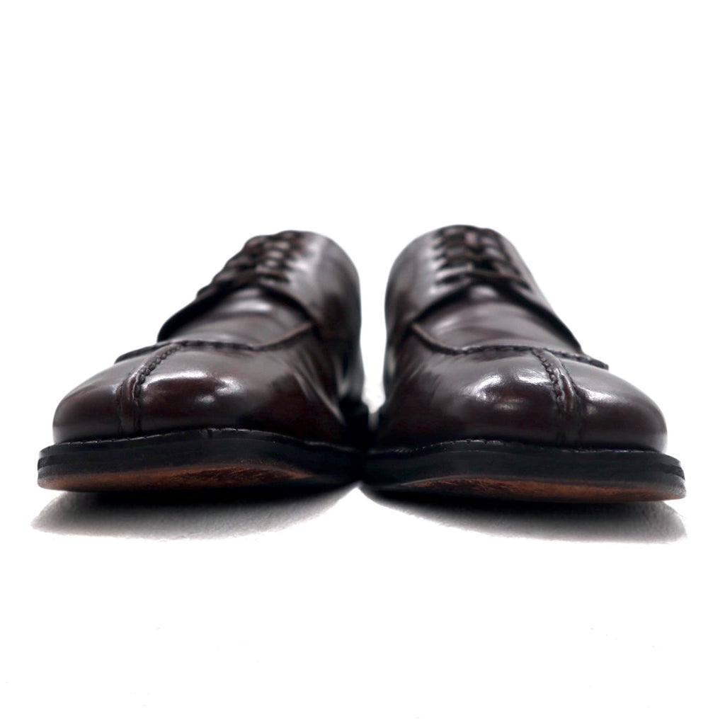 COLE HAAN Scarpe eleganti con punta a U e spacco, 26.5cm, marrone, pelle, 01595