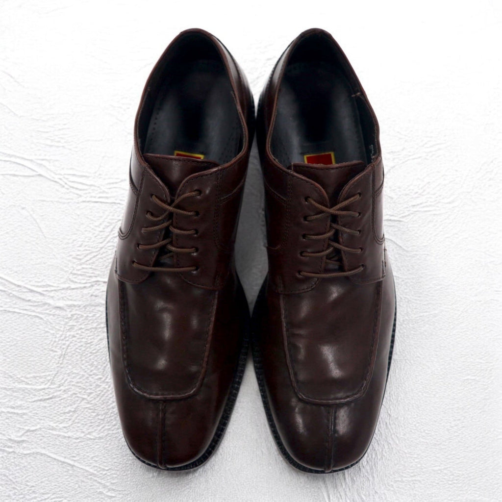 COLE HAAN Scarpe eleganti con punta a U e spacco, 26.5cm, marrone, pelle, 01595