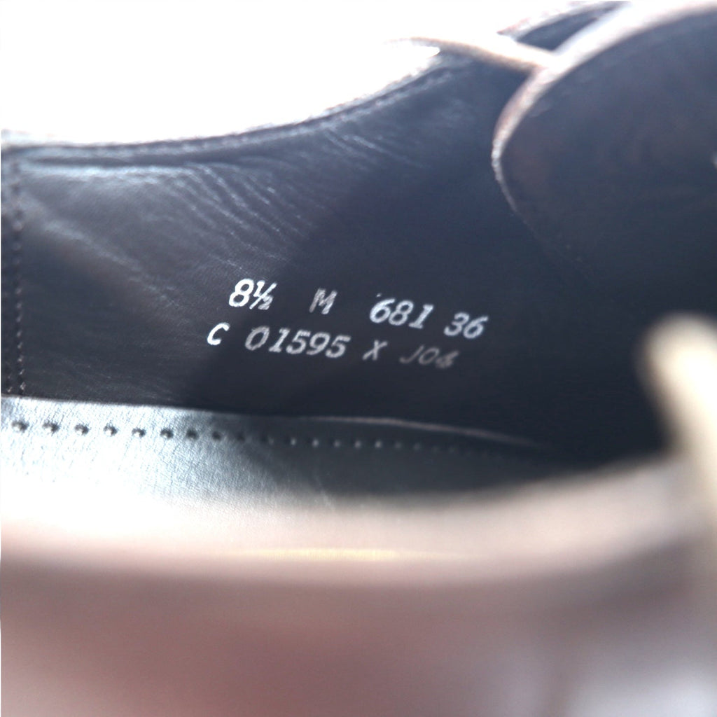 COLE HAAN Scarpe eleganti con punta a U e spacco, 26.5cm, marrone, pelle, 01595