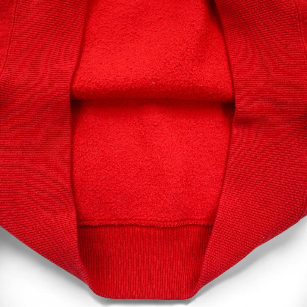 Felpa stampata NBA Chicago Bulls anni '90, Made in USA, taglia L, rossa, marca NUTMEG