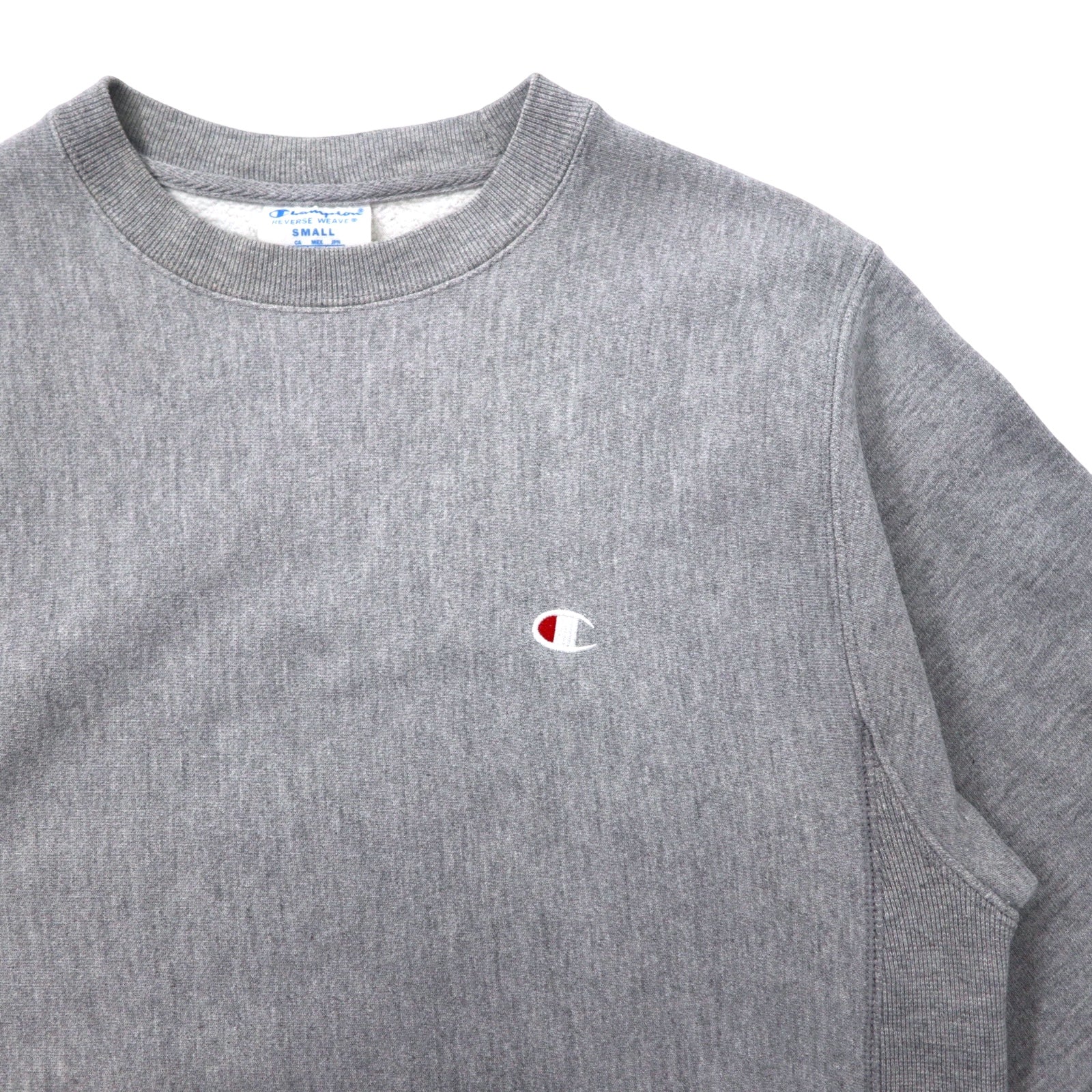 Champion Reverse Weave Felpa L Grigio Cotone Etichetta blu singola Replica Reverse Weave Prodotto in Honduras