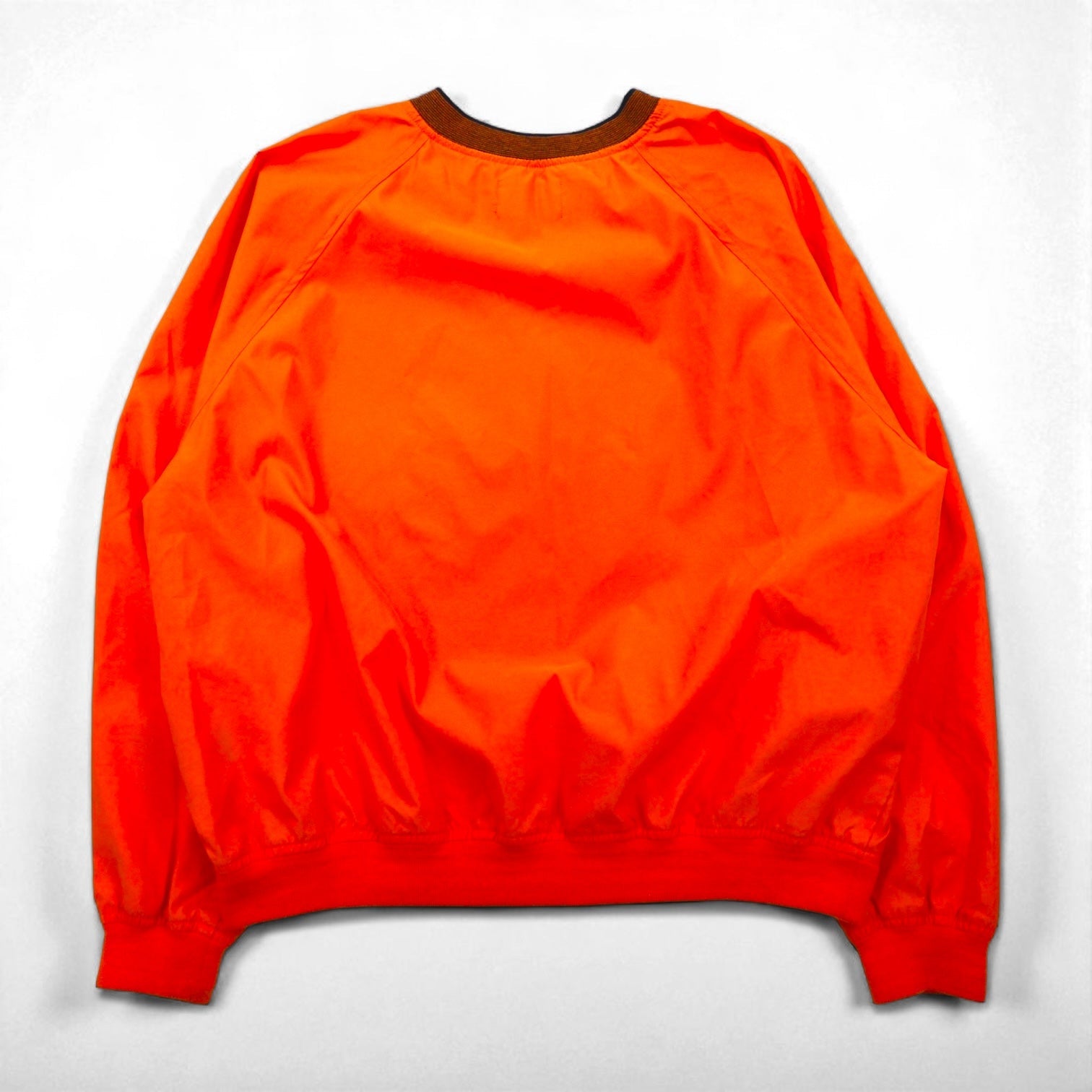 90s Vintage Sport Jacket ピステ プルオーバー ナイロンジャケット ジャージ M オレンジ IVY CREW
