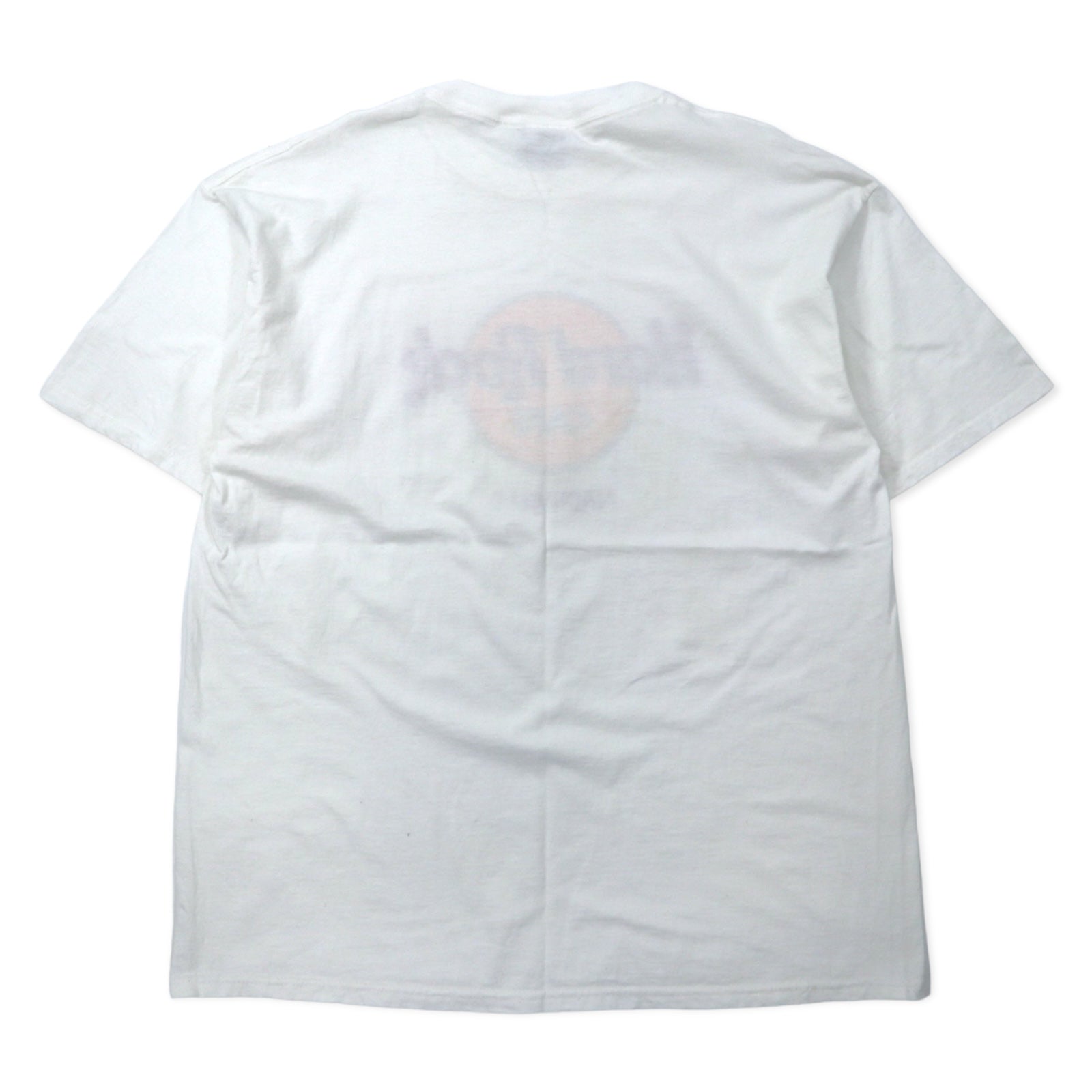 Hard Rock CAFE USA 90s T-shirt con stampa logo XL Bianco Cotone NASHVILLE Taglia grande