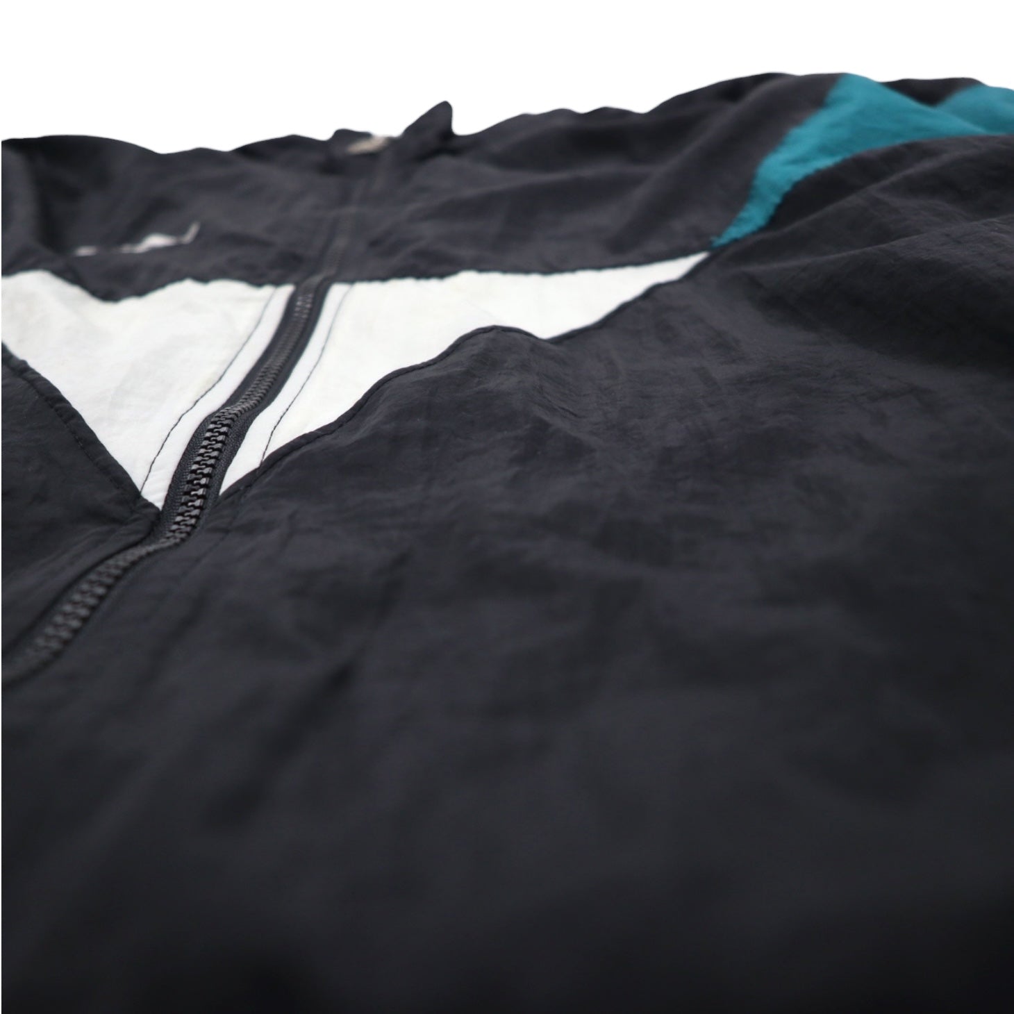 PUMA anni '90 Tuta da ginnastica tuta sportiva completa L Nero Nylon