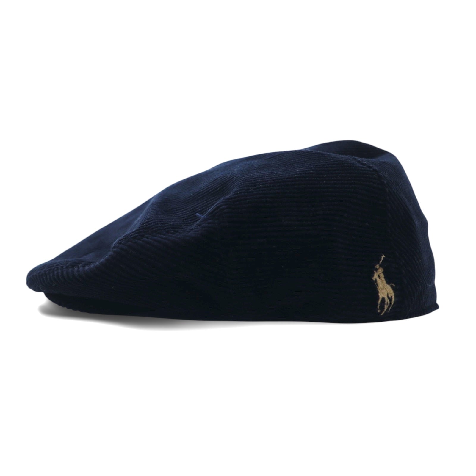 Polo by Ralph Lauren コーデュロイ ドライバーキャップ ハンチング L/XL ブラック スモールポニー刺繍