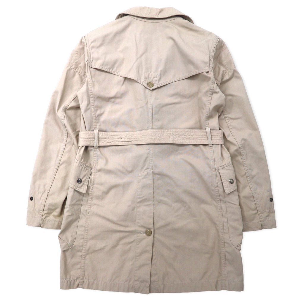 Engineerd Garments Made in USA Ripstop Storm Soprabito a collo alto XS Beige Nylon Cotone