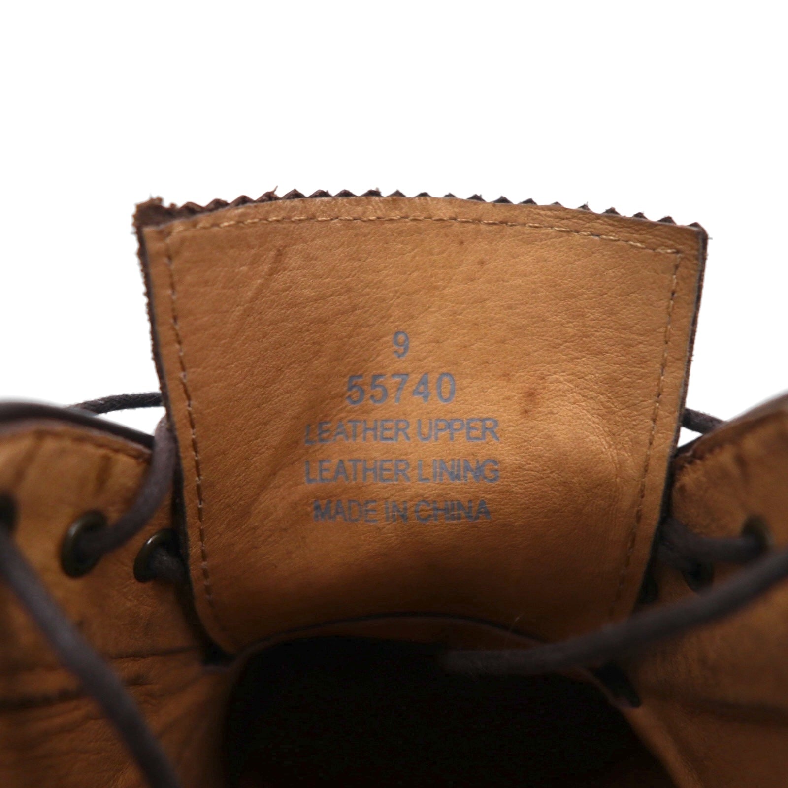 J.Crew Scarpe eleganti full brogue wingtip 27 cm marroni in pelle con medaglione 55740