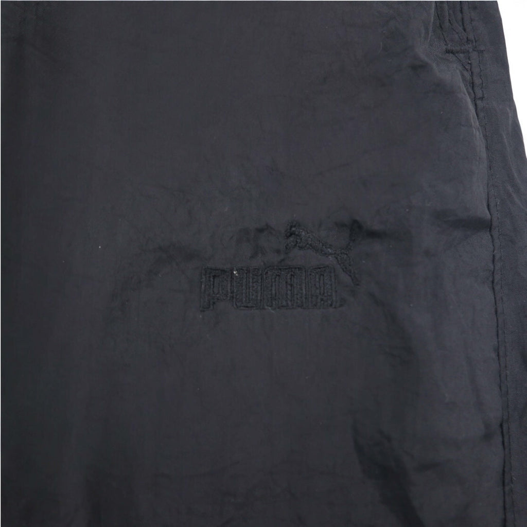 PUMA anni '90 Tuta da ginnastica tuta sportiva completa L Nero Nylon