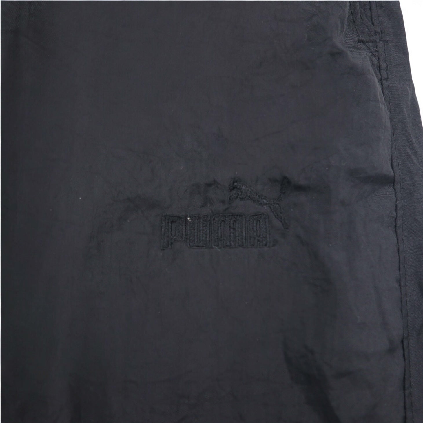 PUMA anni '90 Tuta da ginnastica tuta sportiva completa L Nero Nylon