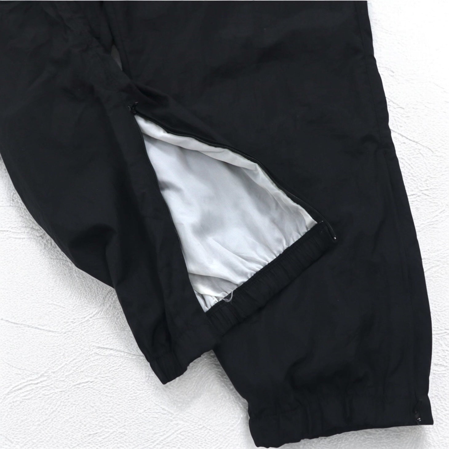 PUMA anni '90 Tuta da ginnastica tuta sportiva completa L Nero Nylon
