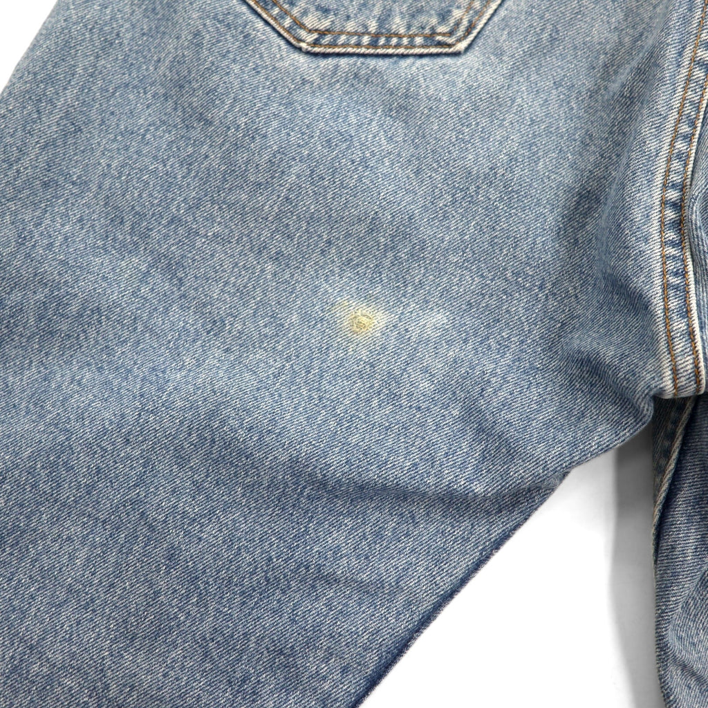 Levi's anni '90, USA, jeans dritti 505 taglia L, blu indaco, chiusura a zip, 505-4891