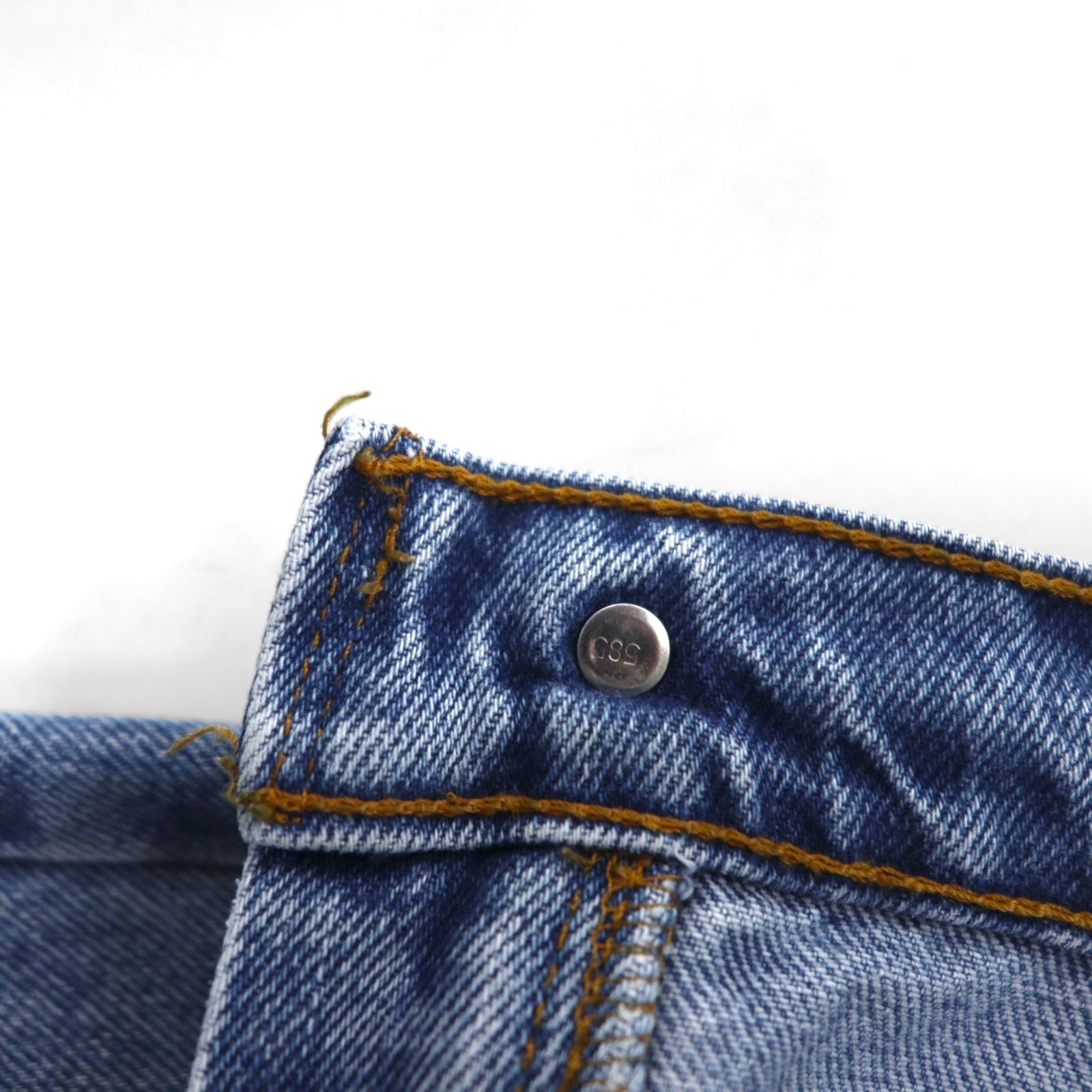 Levi's anni '90, USA, jeans dritti 505 taglia L, blu indaco, chiusura a zip, 505-4891