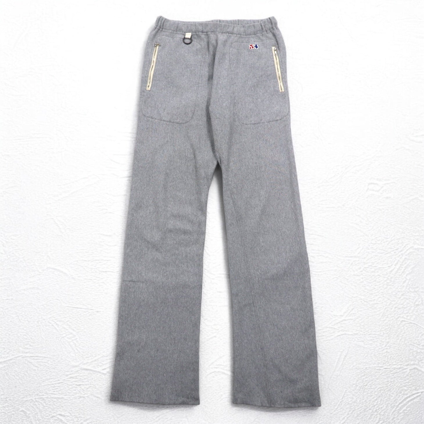 SUNSEA Pantaloni della tuta L grigio cotone LOUIS MALLE ENDING SWEAT