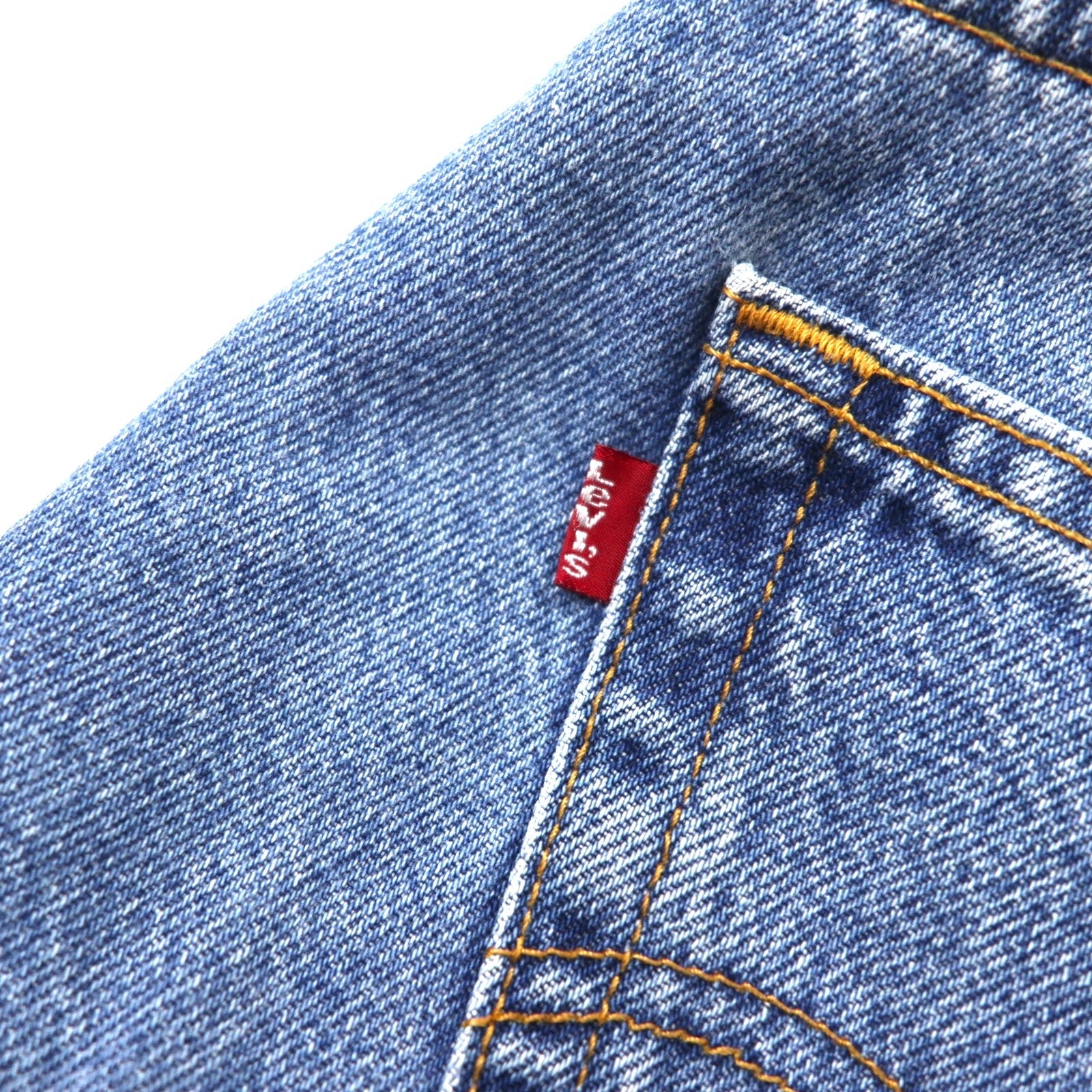 Levi's 505 Anni 2000 Jeans Regular Fit 34 Blu Cotone Chiusura a cerniera Bottone con numero 125 Made in Messico