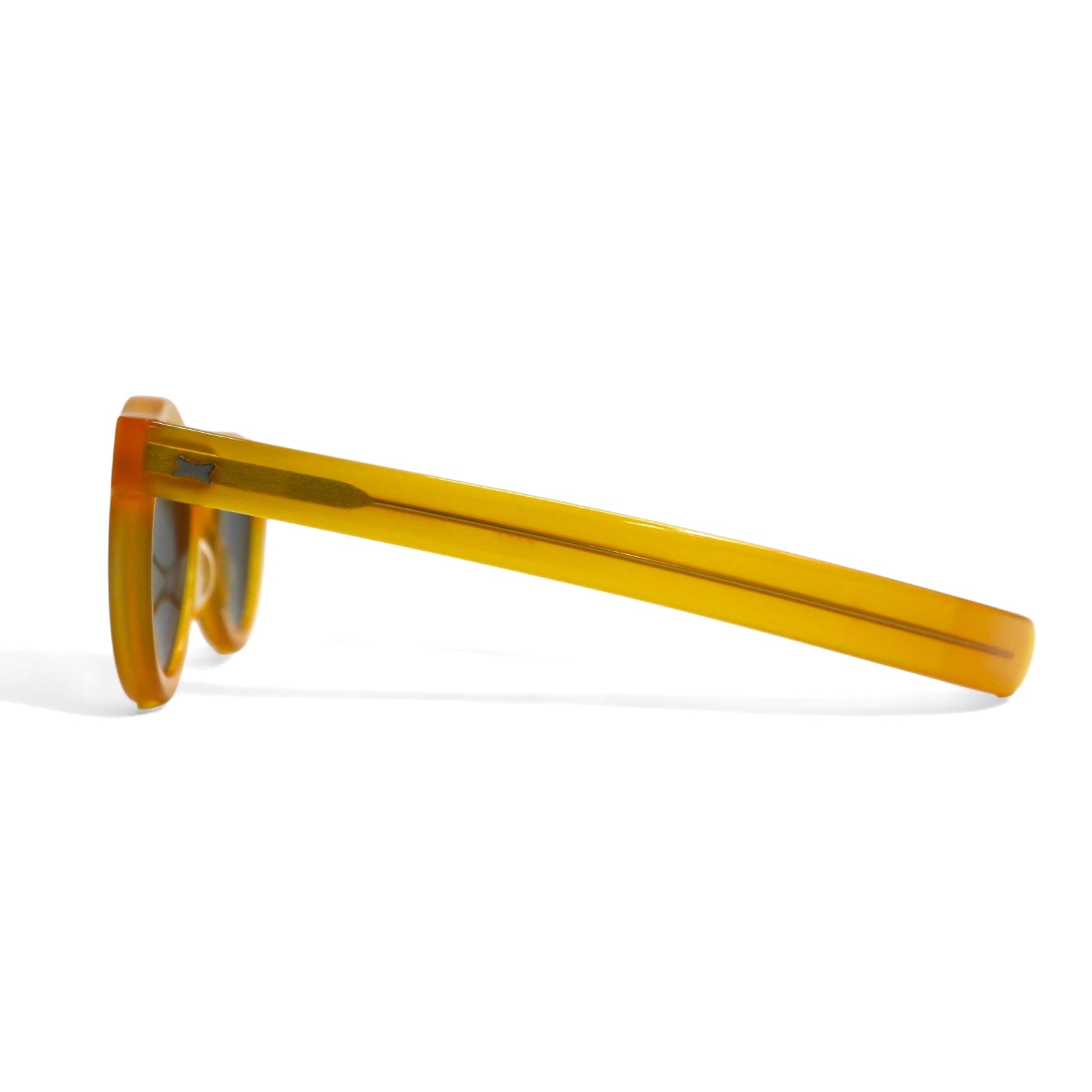CUTLER AND GROSS LONDON Occhiali da sole Boston Montatura in celluloide gialla 0197 FATTI A MANO