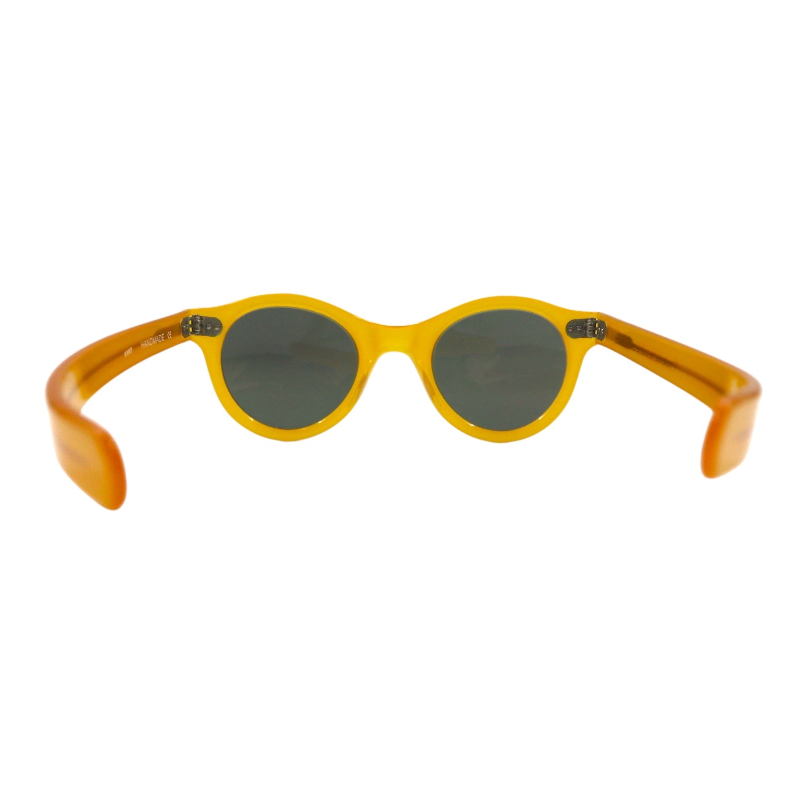 CUTLER AND GROSS LONDON Occhiali da sole Boston Montatura in celluloide gialla 0197 FATTI A MANO