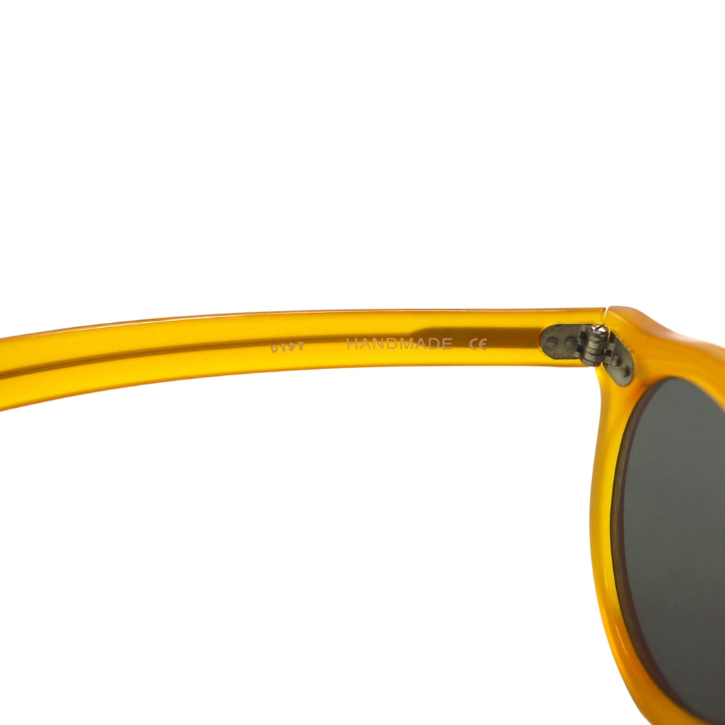 CUTLER AND GROSS LONDON Occhiali da sole Boston Montatura in celluloide gialla 0197 FATTI A MANO