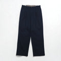 DOCKERS ( Levi's ) 90年代 2タック ワイド チノパンツ L ネイビー コットン センタープレス