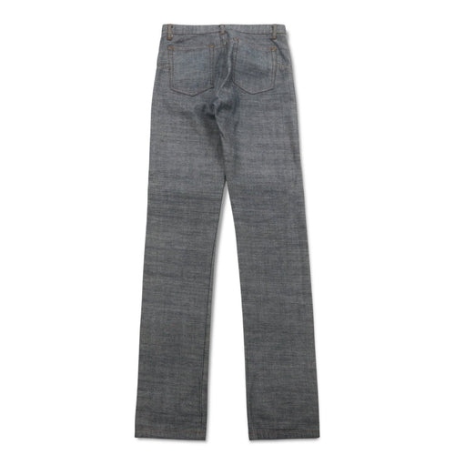 A.P.C. Jeans in denim con design a rovescio, taglia M, grigio, cotone, made in Japan
