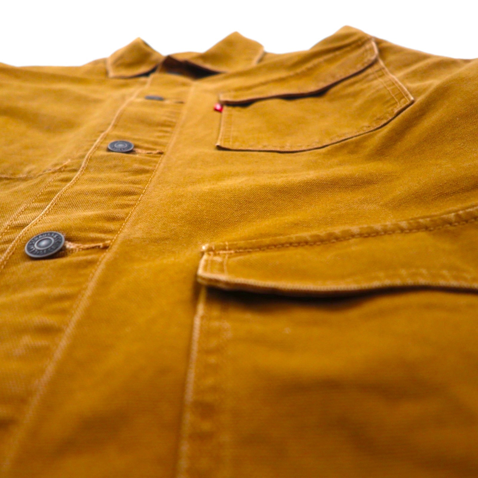 Levi's ダック地 カバーオール ユーティリティ ワークジャケット M キャメル A0744-0001