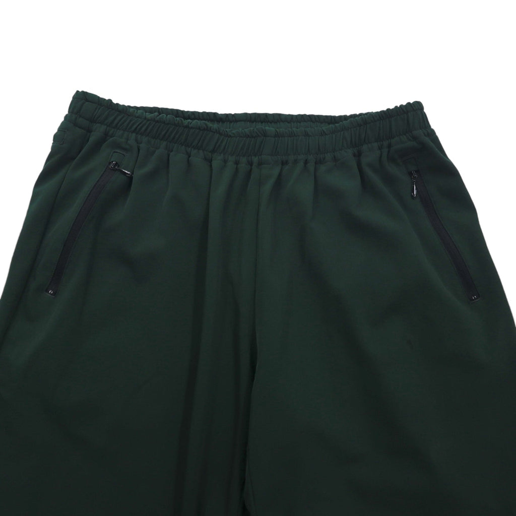 South2 West8 ポリ ストレッチ ツイル パンツ Poly Stretch Twill トラックパンツ ジャージ L カーキ 裾ジップ スリット HM852 日本製