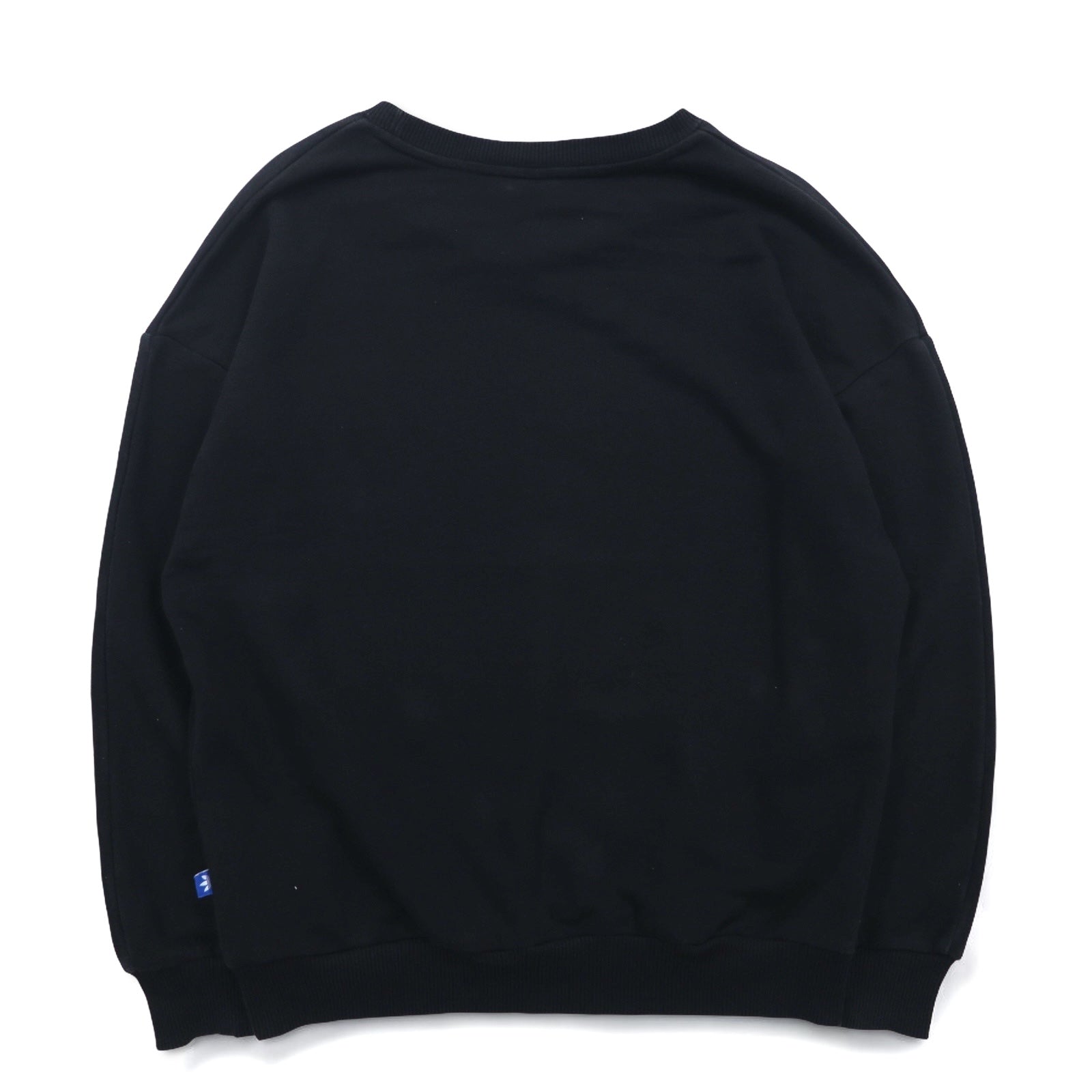 adidas originals Felpa girocollo con logo Trifoglio e spalle scese, taglia M, colore nero, cotone AB2019