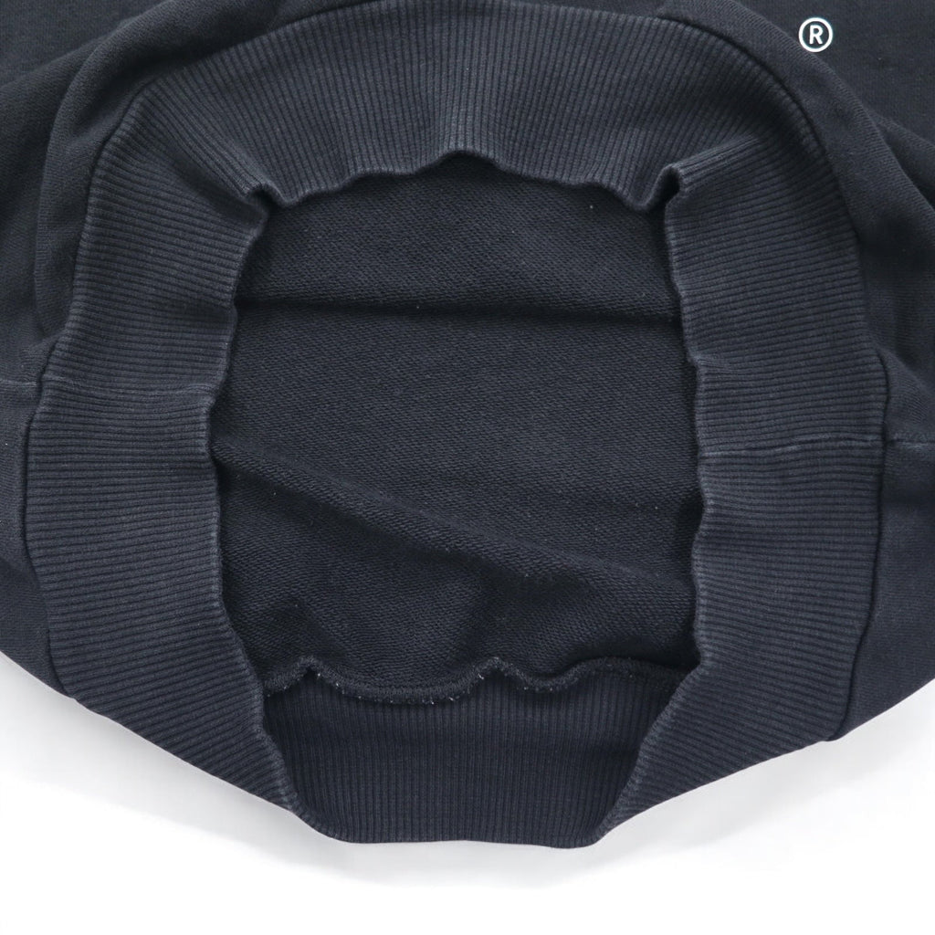 adidas originals Felpa girocollo con logo Trifoglio e spalle scese, taglia M, colore nero, cotone AB2019