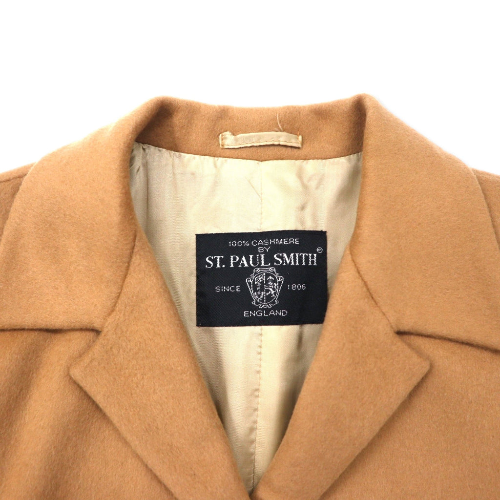 ST. PAUL SMITH カシミア ステンカラーコート L ベージュ ウール