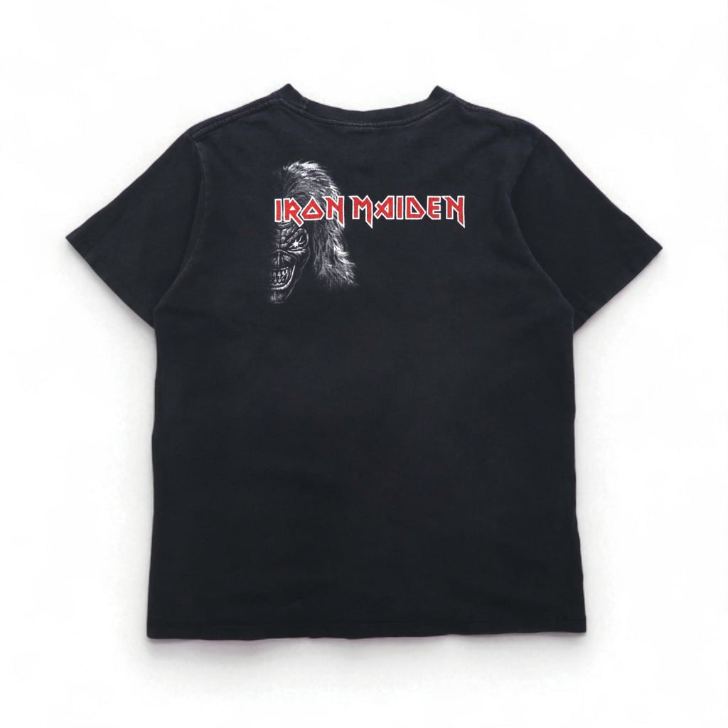 IRON MAIDEN アイアンメイデン ロック バンド Tシャツ M ブラック DEATH ON THE ROAD 両面プリント AAAボディ メキシコ製