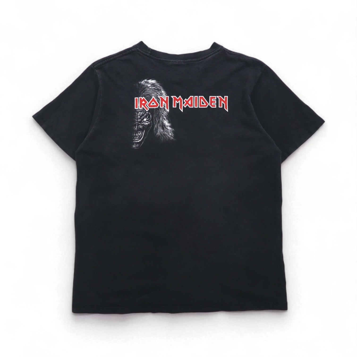 IRON MAIDEN Iron Maiden Rock Band T-shirt M Black DEATH ON THE ROAD Stampa Fronte/Retro AAA Body Made in Mexico