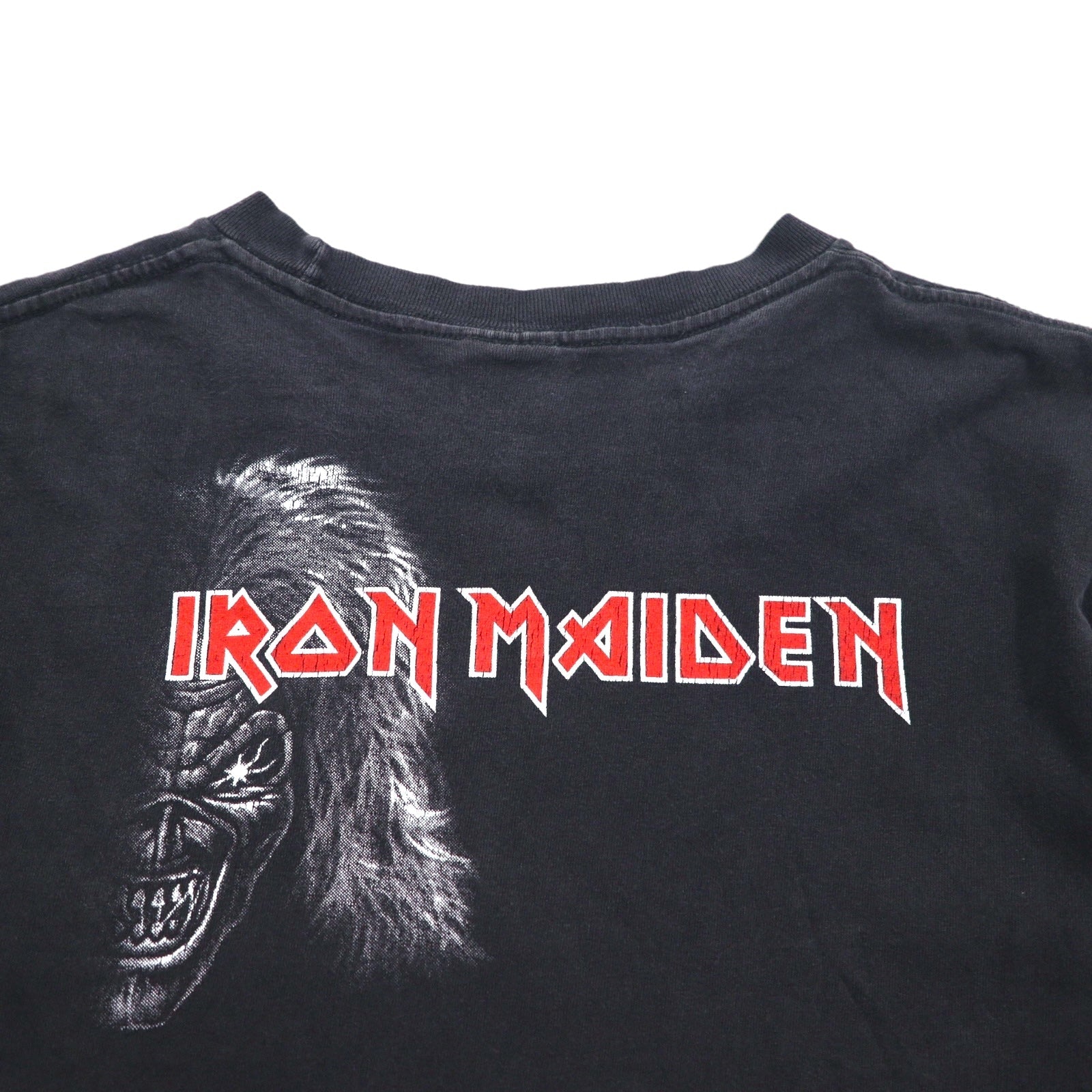 IRON MAIDEN Iron Maiden Rock Band T-shirt M Black DEATH ON THE ROAD Stampa Fronte/Retro AAA Body Made in Mexico