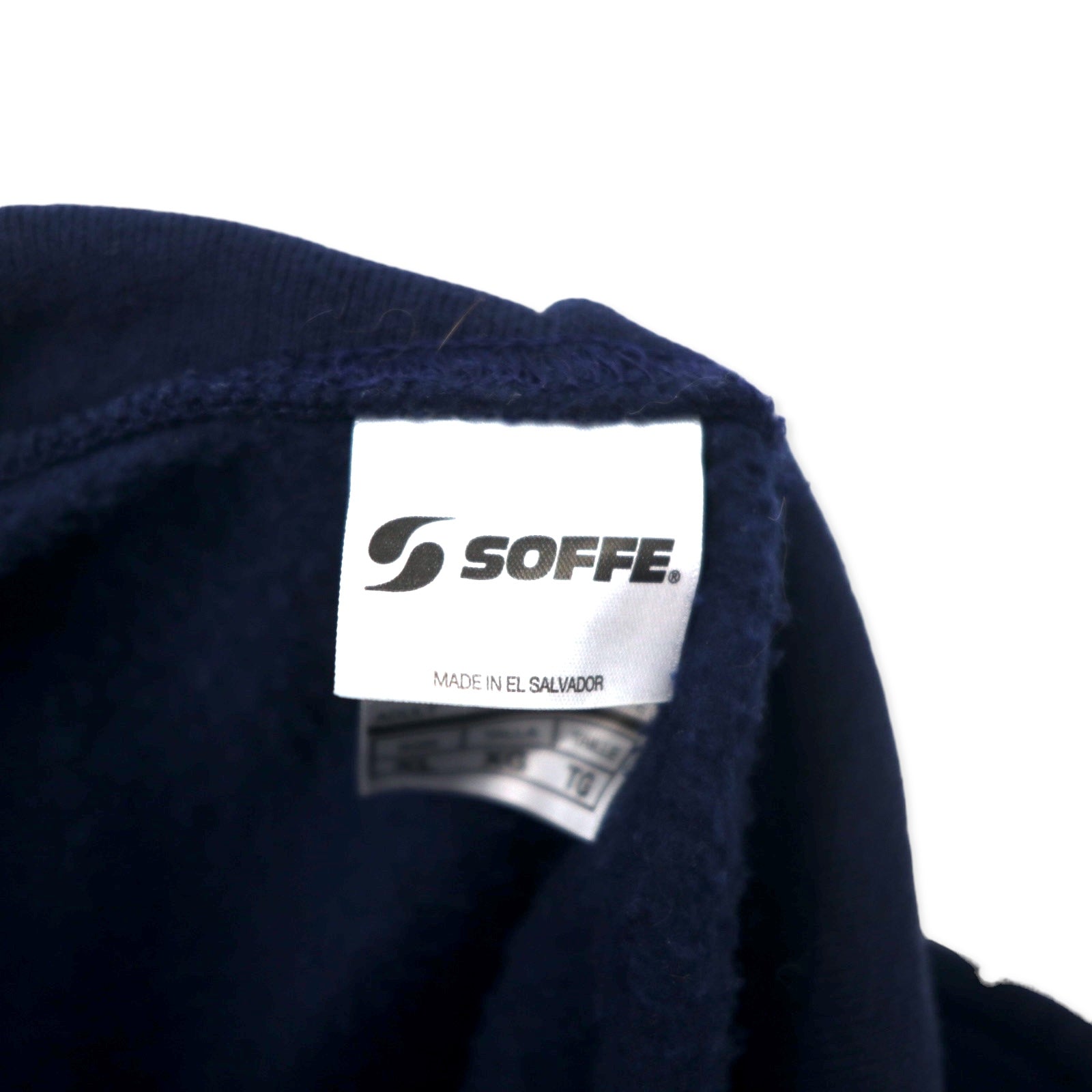 US NAVY Felpa con cappuccio pullover militare US Navy XL blu navy cotone felpata internamente SOFFE taglia grande