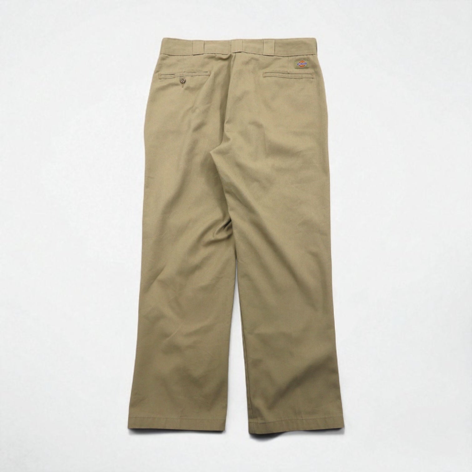 Dickies 874 Original Fit Work Pants Chino Pantaloni L Beige Poliestere Cotone