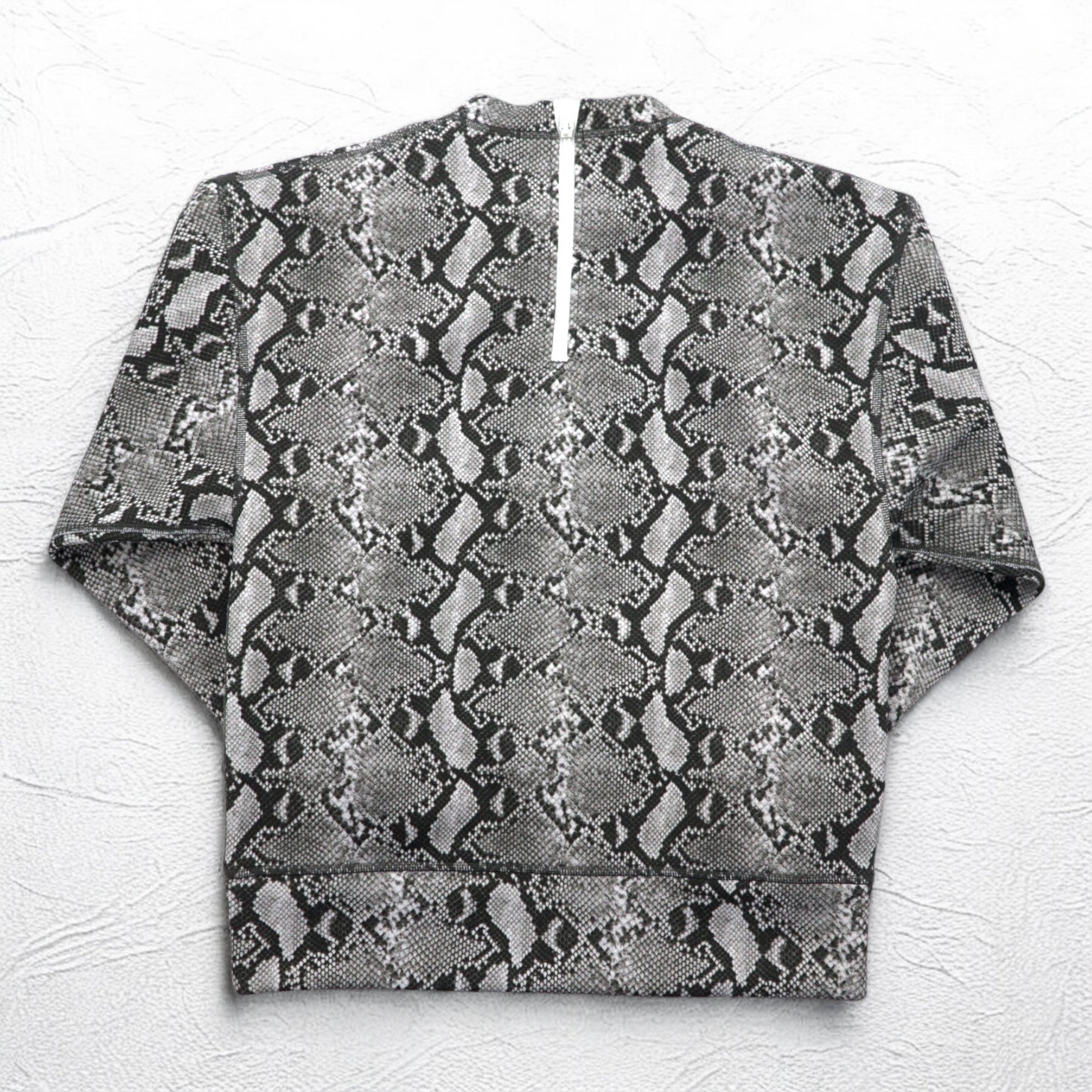 adidas Originals by HYKE Felpa Crew Neck Python S Grigio Stampa all-over Animale