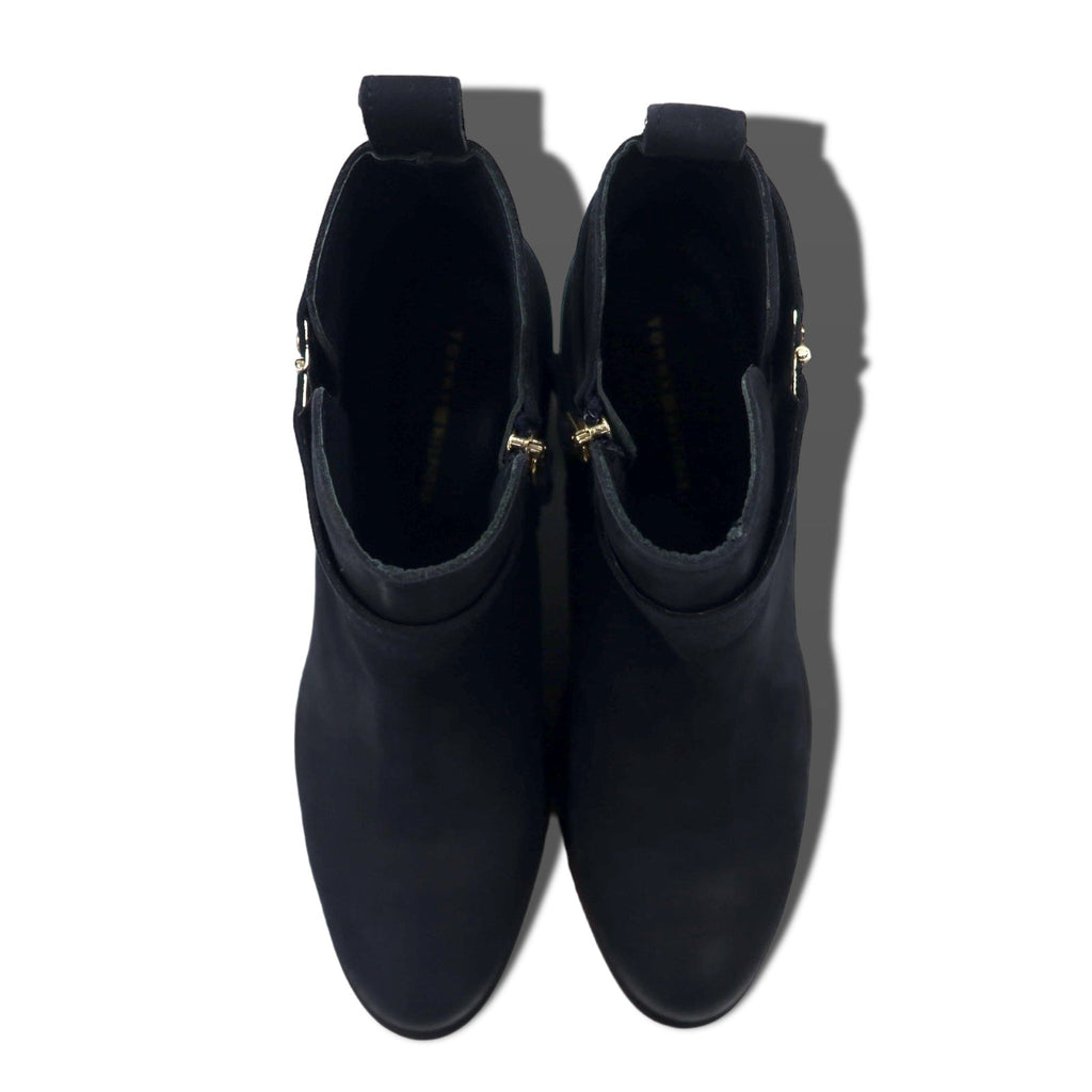 TOMMY HILFIGER Stivaletti in nabuk con cerniera laterale 23.5cm ARISON F1285