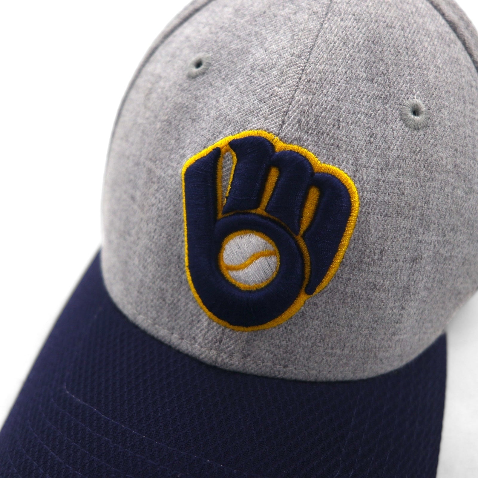 NEW ERA Berretto da baseball bicolore M/L Grigio Navy MLB Milwaukee Brewers