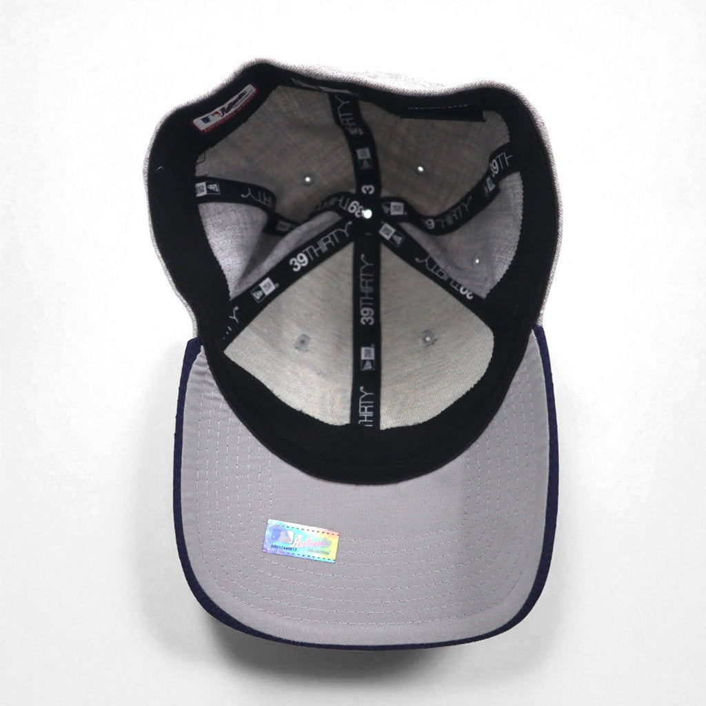 NEW ERA バイカラー ベースボールキャップ M/L グレー ネイビー MLB Milwaukee Brewers