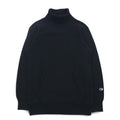 Champion リバースウィーブ REVERSE WEAVE タートルネック スウェット S ブラック C8-J045